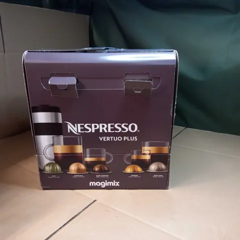 BOXED NESPRESSO VERTUO PLUS COFFEE MACHINE
