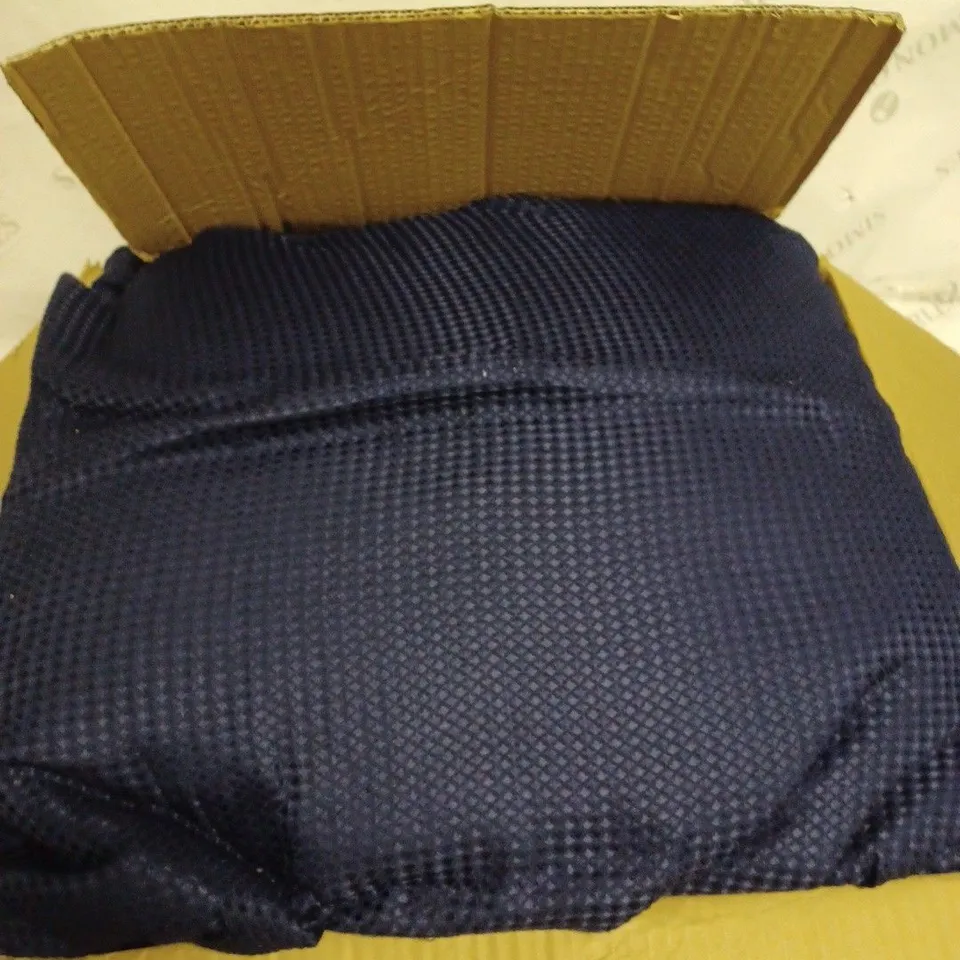 SUPERSOFT BY COZEE HOME WAFFLE KNIT FILLED BEDSPREAD - NAVY // SIZE: 250 X 260CM