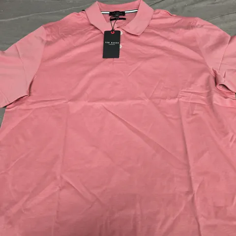 TED BAKER SS SLIM FIT SOFT TOUCH POLO - SIZE 5