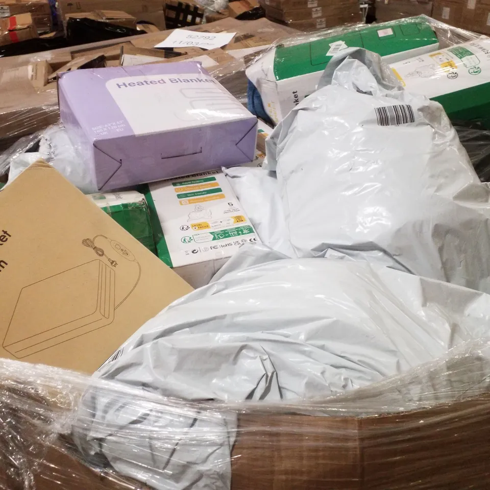 PALLET CONTAINING ASSORTED UNTESTED ELECTRIC BLANKETS