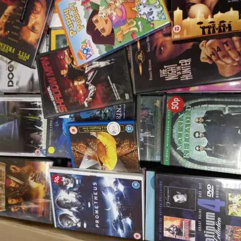 LOT OF APPROXIMATELY 150 ASSORTED DVDS