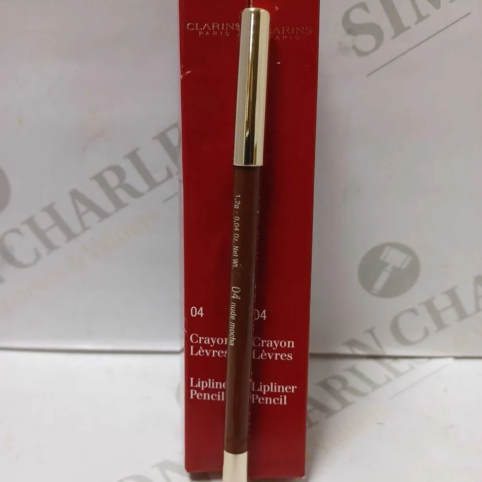LOT OF APPROX 5 CLARINS LIPLINER PENCILS - #04 NUDE MOCHA