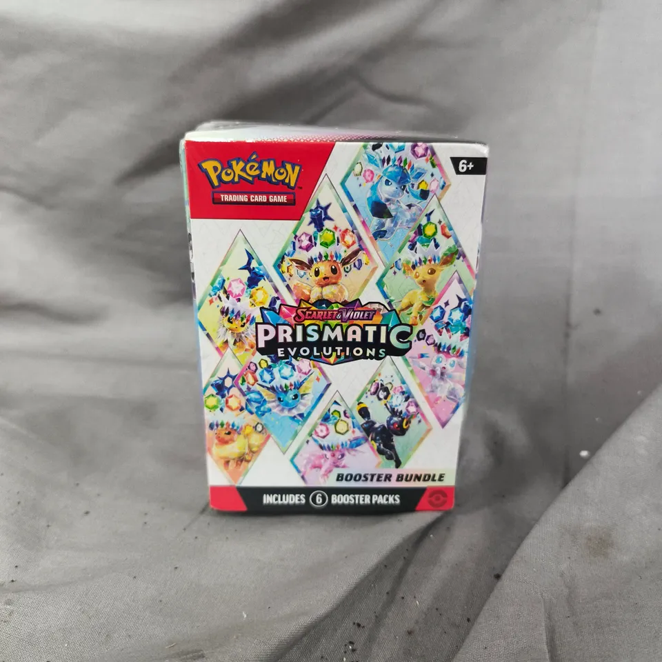 POKÉMON SCARLET & VIOLET PRISMATIC EVOLUTIONS BOOSTER BUNDLE – 6 BOOSTER PACKS (SEALED)