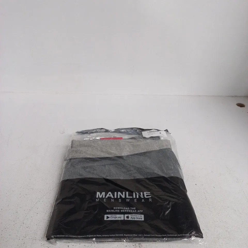 HUGO BOSS 838 DENIM SHORTS GREY 34" WAIST