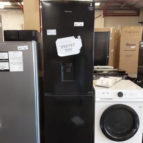 HISENSE RB390N4WB1 70/30 FROST FREE FRIDGE FREEZER - UNPROCESSED RAW RETURN