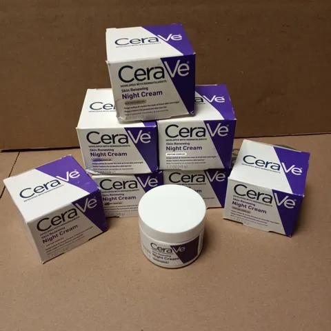 7 BOXED CERAVE SKIN RENEWING NIGHT CREAM (48G) 