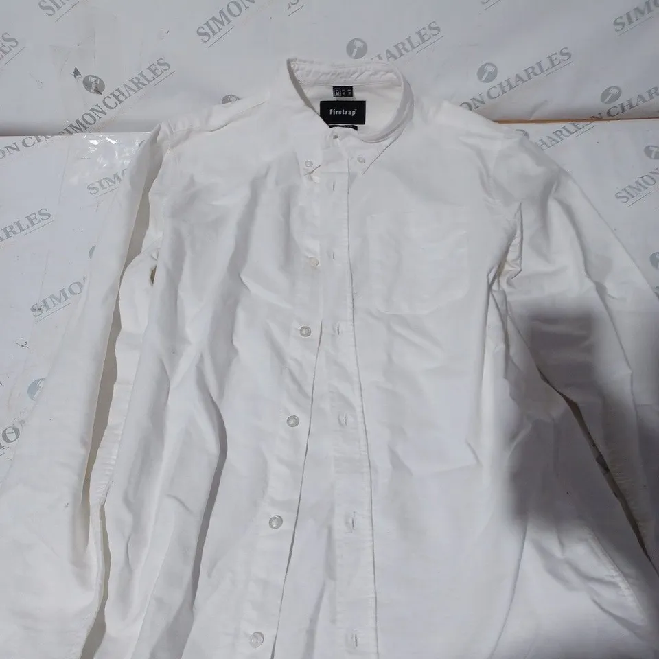 FIRETRAP BASIC WHITE SHIRT - MEDIUM