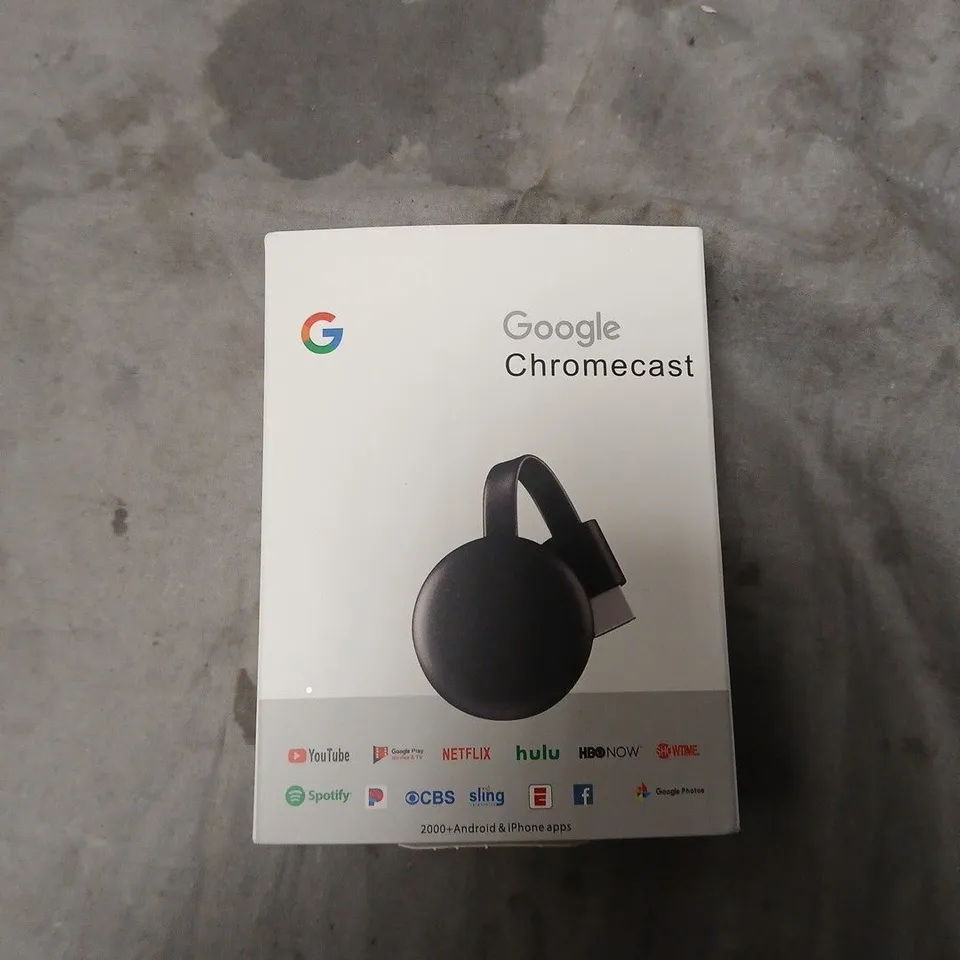 BOXED GOOGLE CHROMECAST