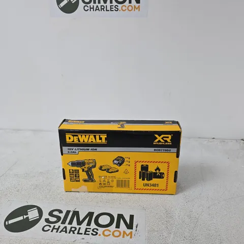 DEWALT XR 18V CORDLESS DRILL/DRIVER KIT (DCD778D2)