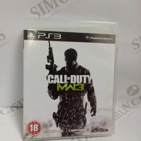 PS3 CALL OF DUTY MODERN WARFARE 3 18+