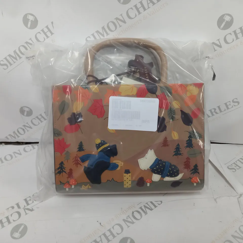 BRADLEY DOG PRINT HANDBAG 