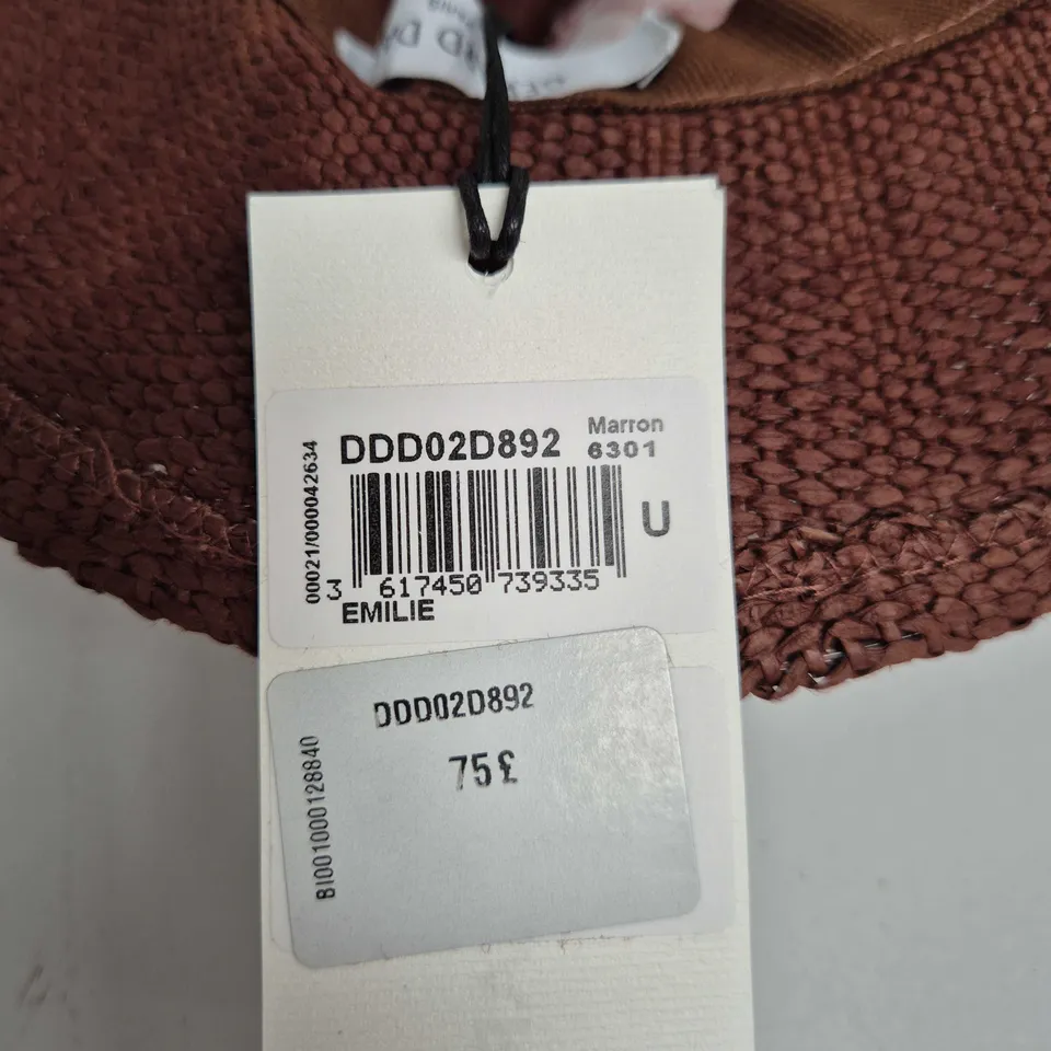 GÉRARD DAREL EMILIE BROWN WOVEN HAT