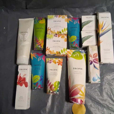 THIRTEEN ASSORTED TROPIC HEALTH AND BEAUTY PRODUCTS
