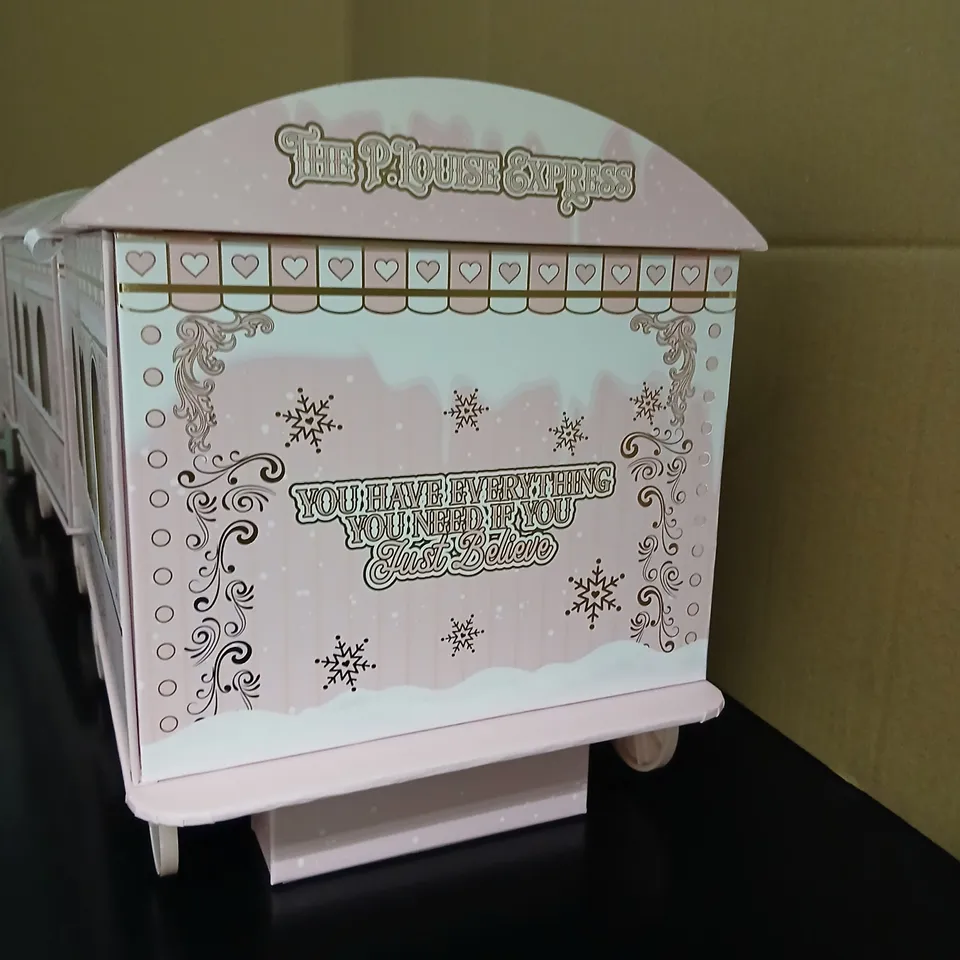 P.LOUISE EXPRESS ADVENT CALENDAR TRAIN – PINK COSMETIC CALENDAR (FRAGILE)