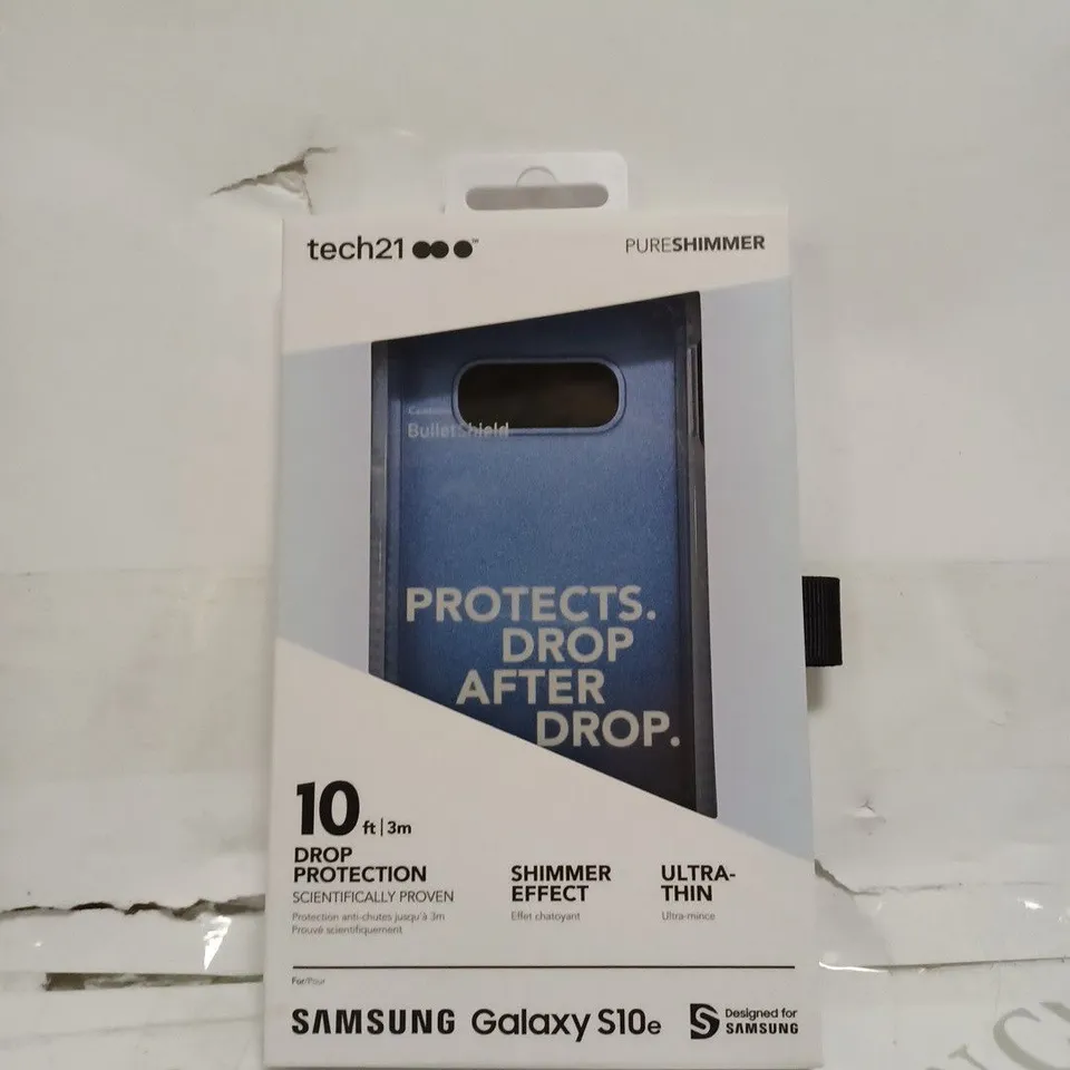 LOT OF 79 X TECH21 PURE SHIMMER HARDSHELL CASE FOR GALAXY S10E - BLUE