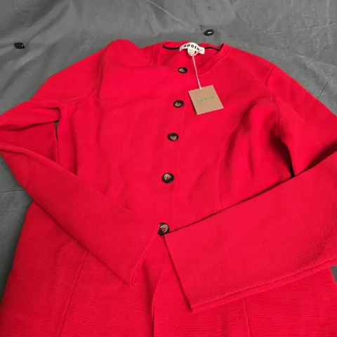 BODEN RED KNIT TOP – UK 12 