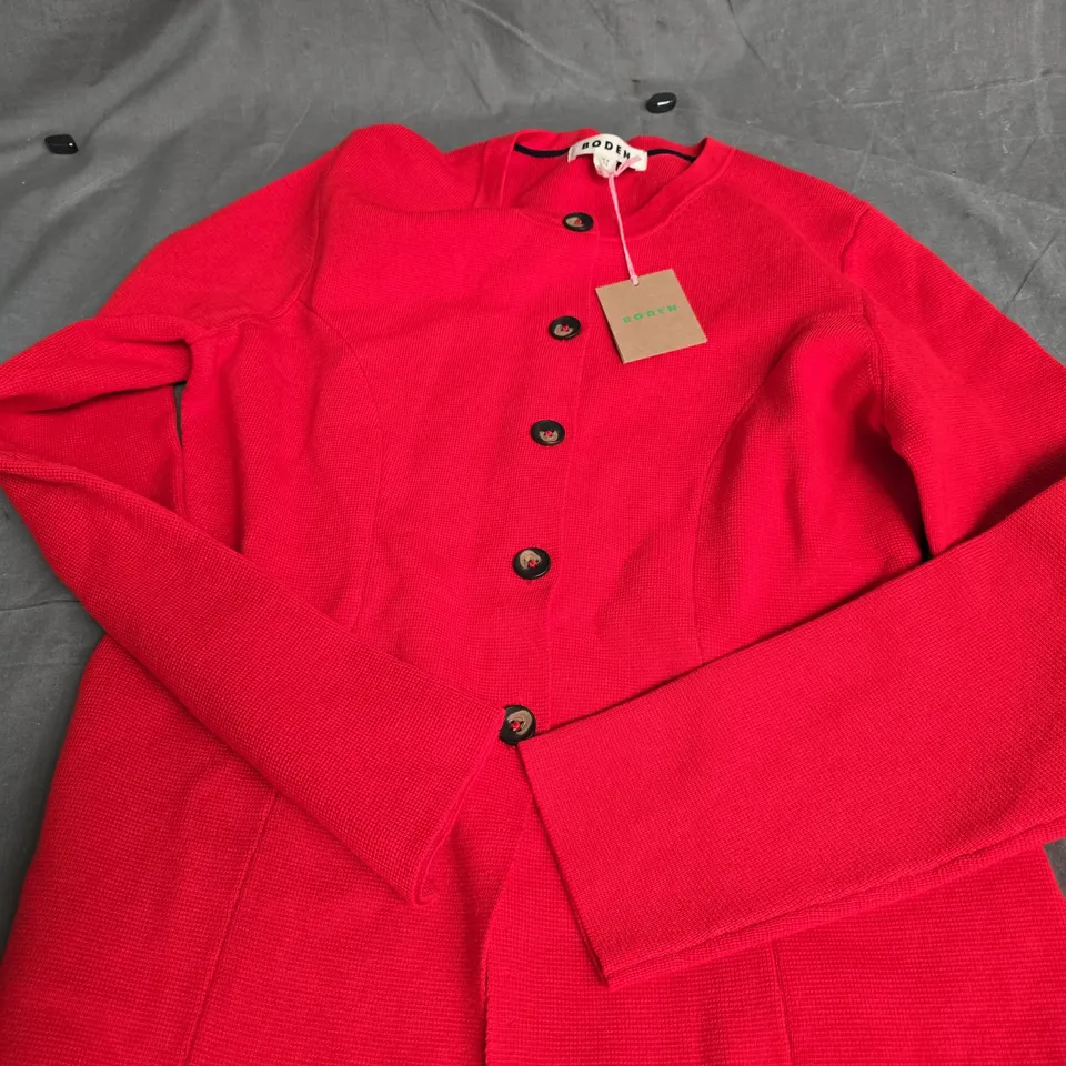 BODEN RED KNIT TOP – UK 12 