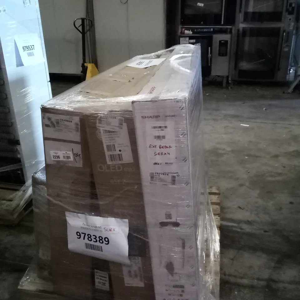 PALLET OF APPROXIMATELY 6 ASSORTED TELEVISIONS INCLUDING: