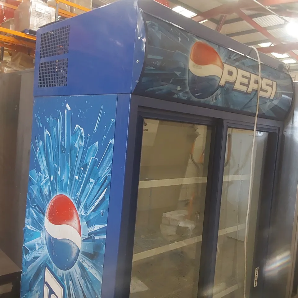 NESSO VULCAN 1000 S PEPSI BRANDED DRINKS DISPLAY REFRIGERATOR