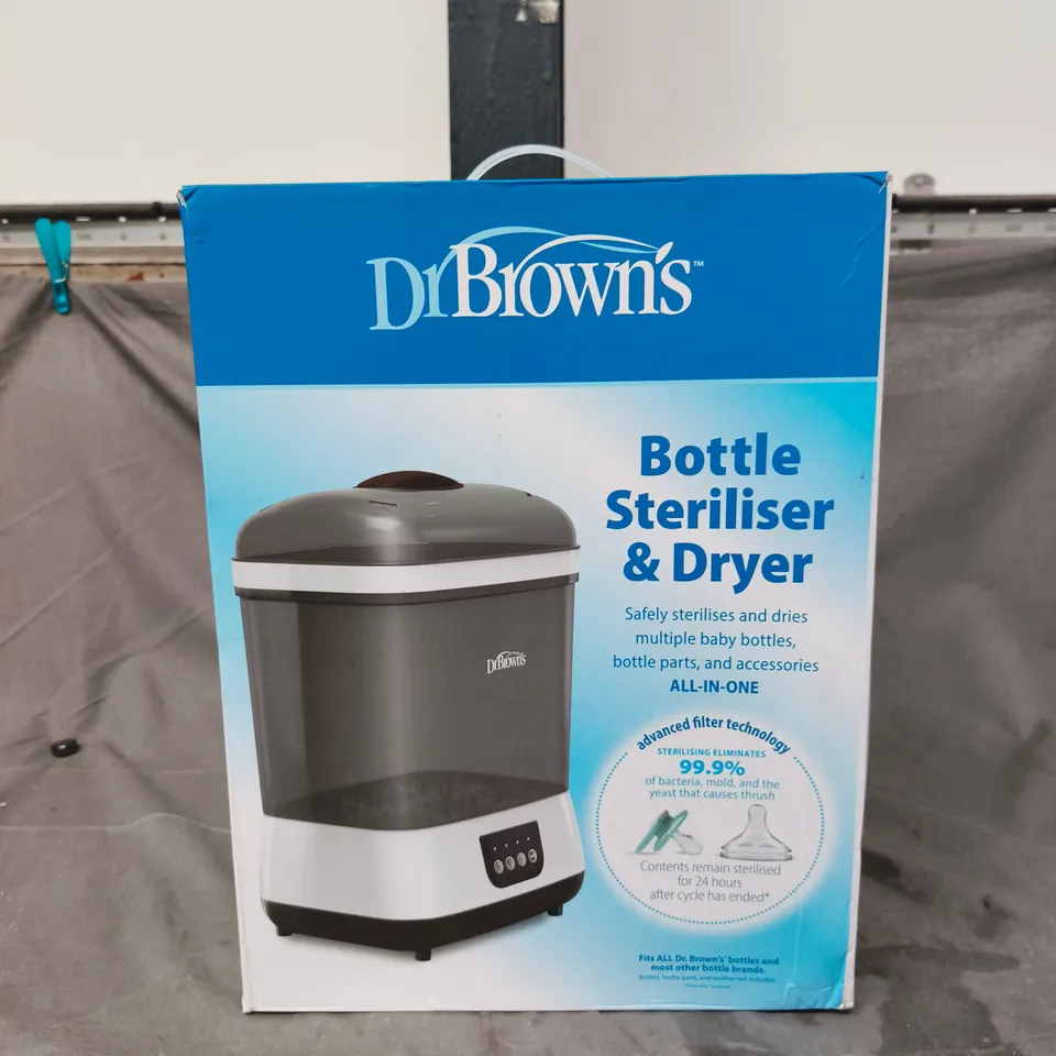 DR BROWN'S BOTTLE STERILISER & DRYER – BOXED