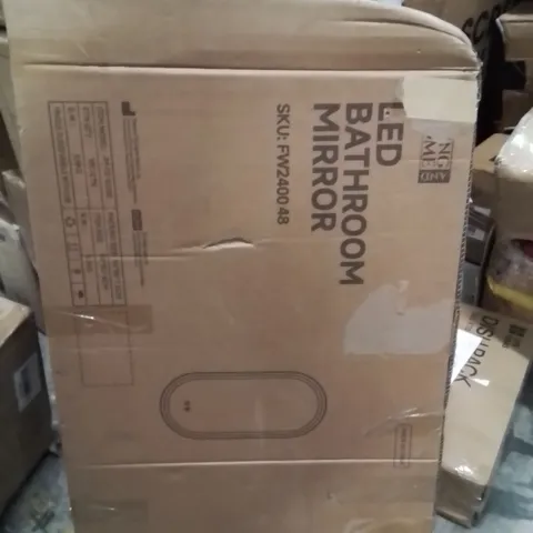 BOXED LED BATHROOM MIRROR 