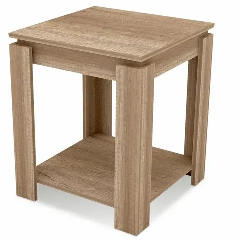 BOXED GFW CANYON OAK EFFECT LAMP TABLE - DARK OAK (1 BOX)
