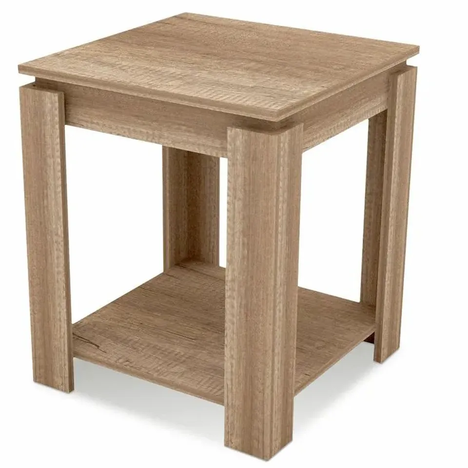 BOXED GFW CANYON OAK EFFECT LAMP TABLE - DARK OAK (1 BOX)