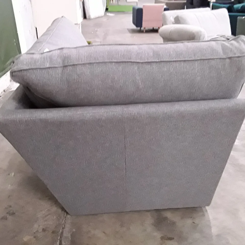 QUALITY DESIGNER SOFA CORNER SECTION - GREY FABRIC 