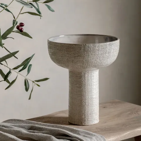 BOXED MASSI BOWL SHAPE VASE LARGE