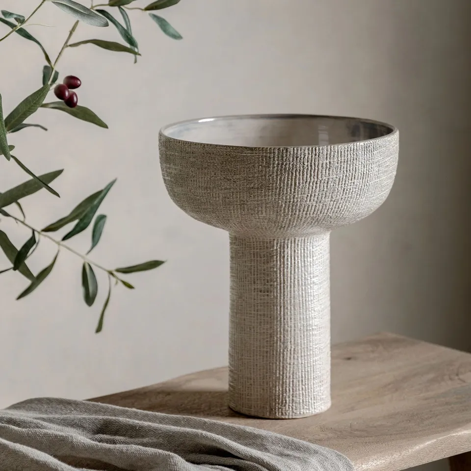 BOXED MASSI BOWL SHAPE VASE LARGE