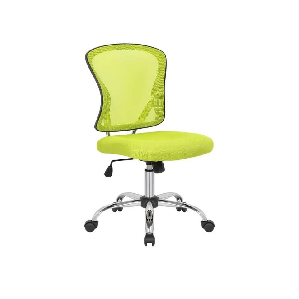 BRAND NEW PORTHOS HOME CODY ARMLESS OFFICE CHAIR, MESH BACK, ADJUSTABLE HEIGHT -GREEN-