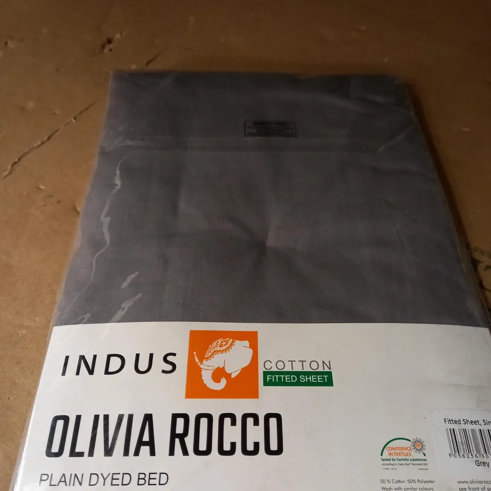 OLIVIA ROCCO PLAIN DYED BED LINEN 