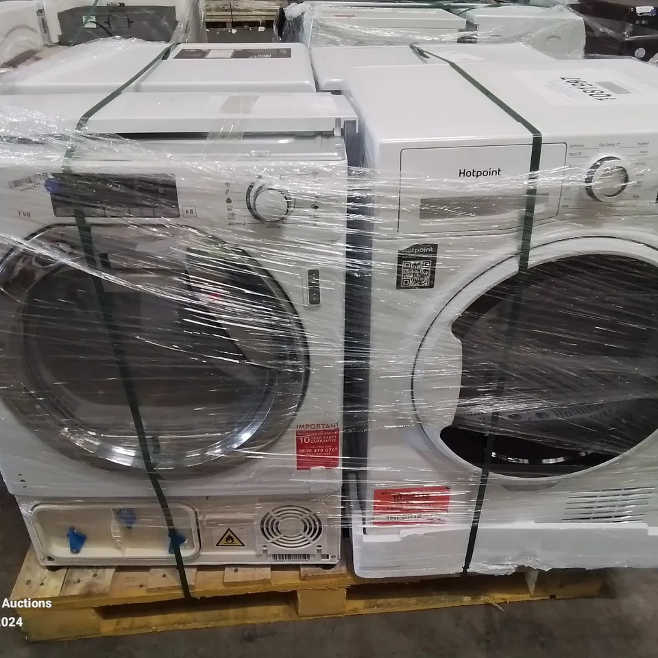 PALLET OF APPROXIMATELY 4 UNPROCESSED RAW RETURN WHITE GOODS TO INCLUDE;