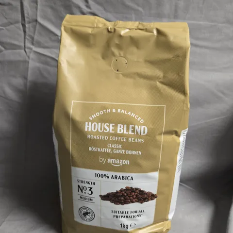AMAZON HOUSE BLEND COFFEE BEANS – 1KG, 100% ARABICA - COLLECTION ONLY 