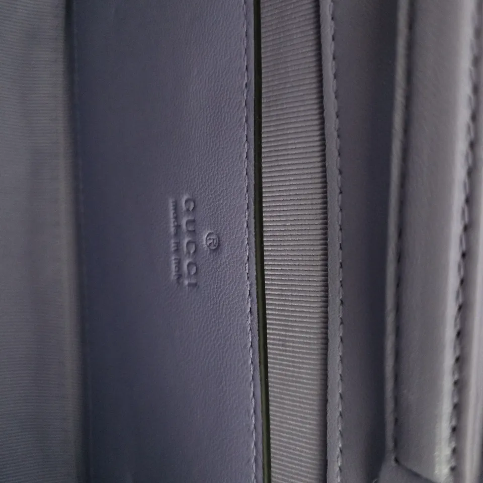 GUCCI MARMONT MATELASSÉ LEATHER SHOULDER BAG – LILAC