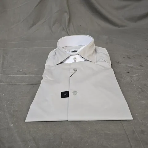 MANGO MNG MEN'S SHIRT – SLIM FIT, GREY. XS