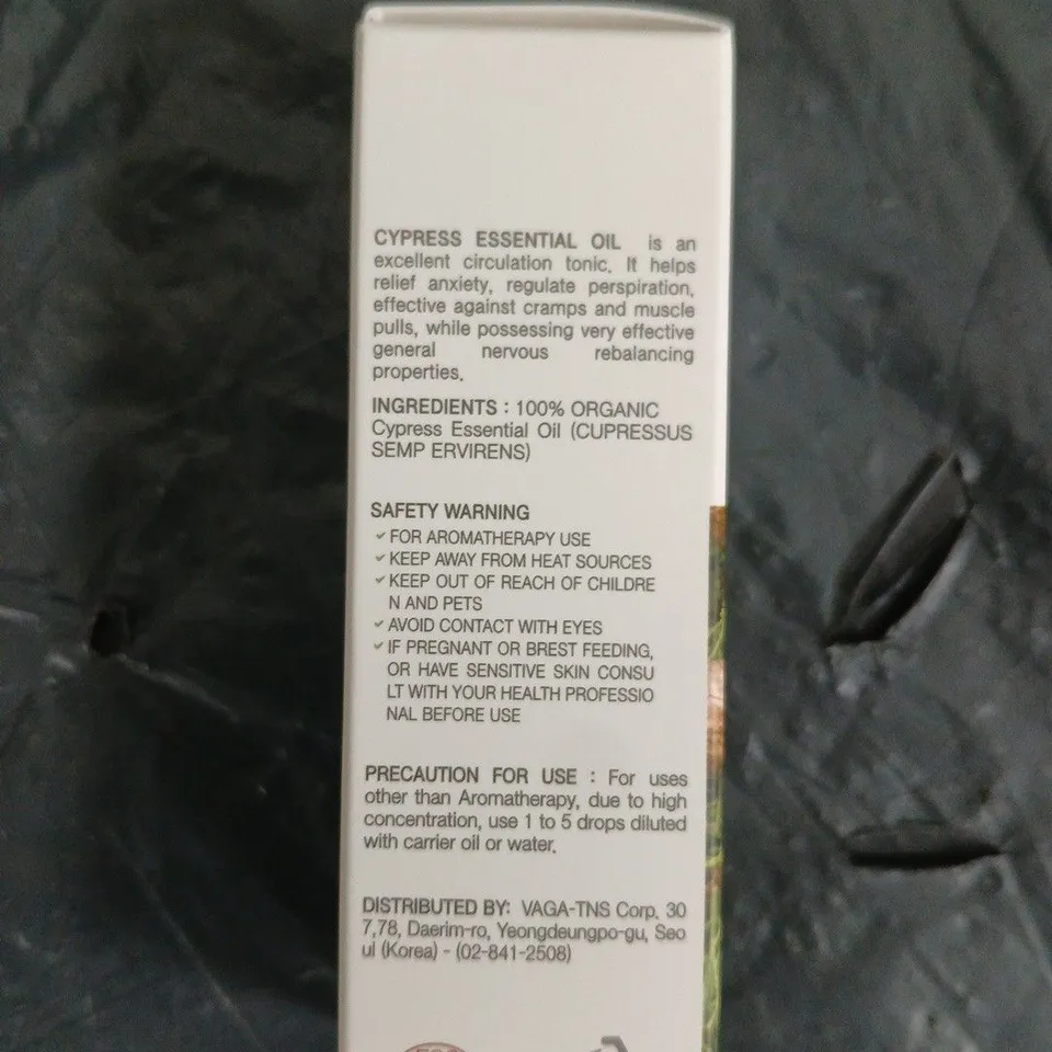 APPROXIMATELY 290 PCS AROMA NAMU CYPRESS ESSENTIAL OIL – 10 ML