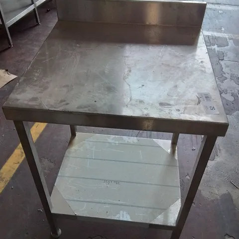 STAINLESS STEEL INDUSTRIAL CATERING WORKTOP/COUNTER
