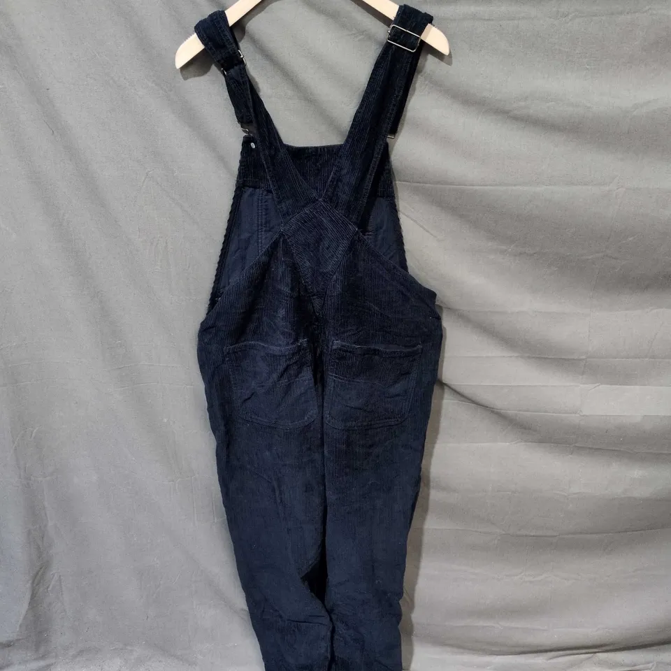 FAT FACE KIDS NAVY CORDUROY DUNGAREES – OVERALLS WITH ADJUSTABLE STRAPS UK SIZE 10 