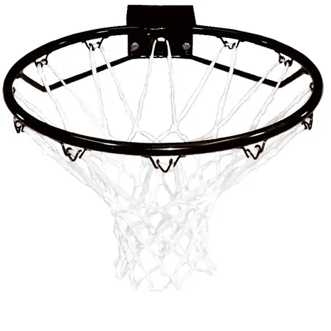 BOXED OYPLA HEAVY DUTY WALL MOUNTED FULL SIZE BLACK BASKETBALL HOOP