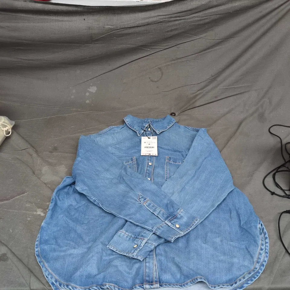 ZARA DENIM SHIRT – UK M