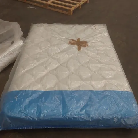 QUALITY BAGGED DOUBLE 135cm AIRSPRUNG LUXURY QUILTED MEDIUM MATTRESS