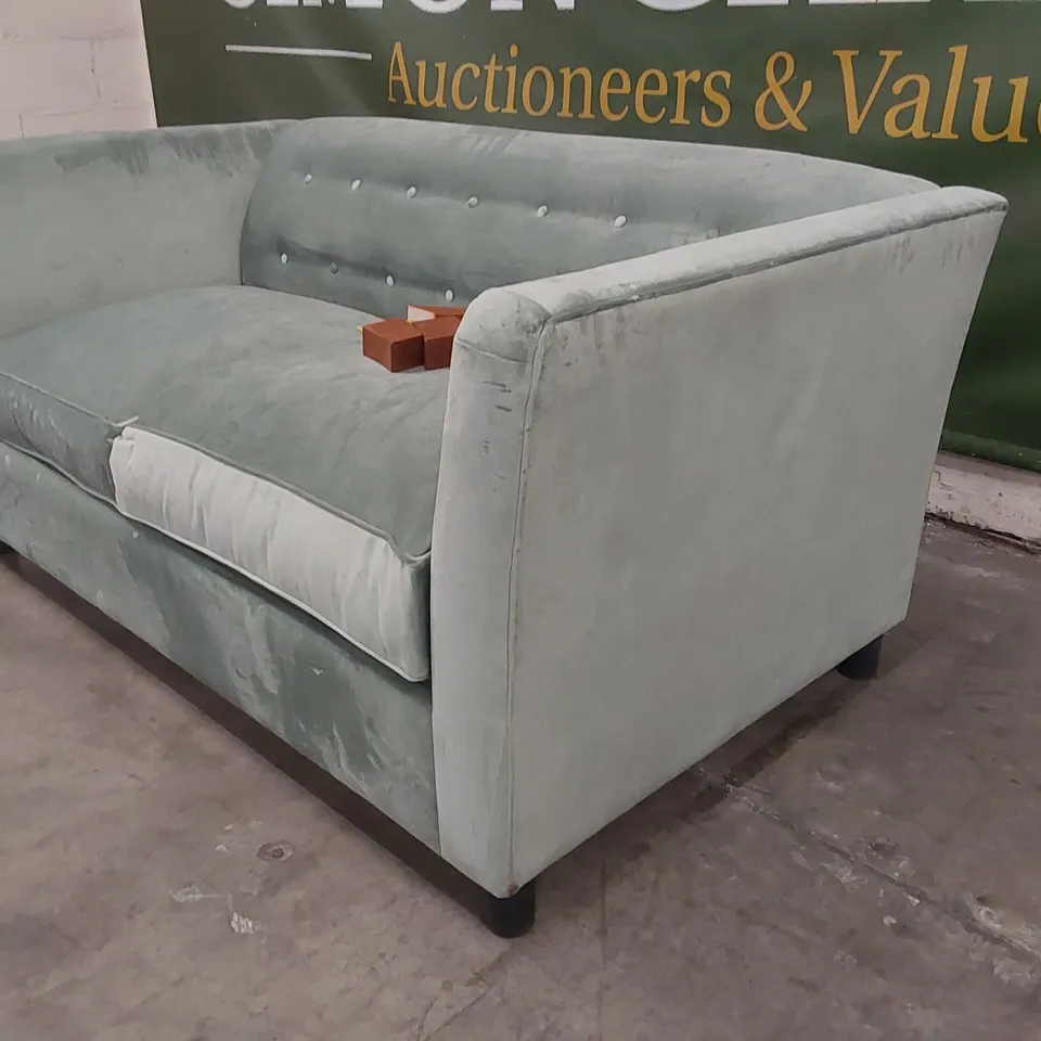 QUALITY DESIGNER 3 SEATER VELVET SOFA BED