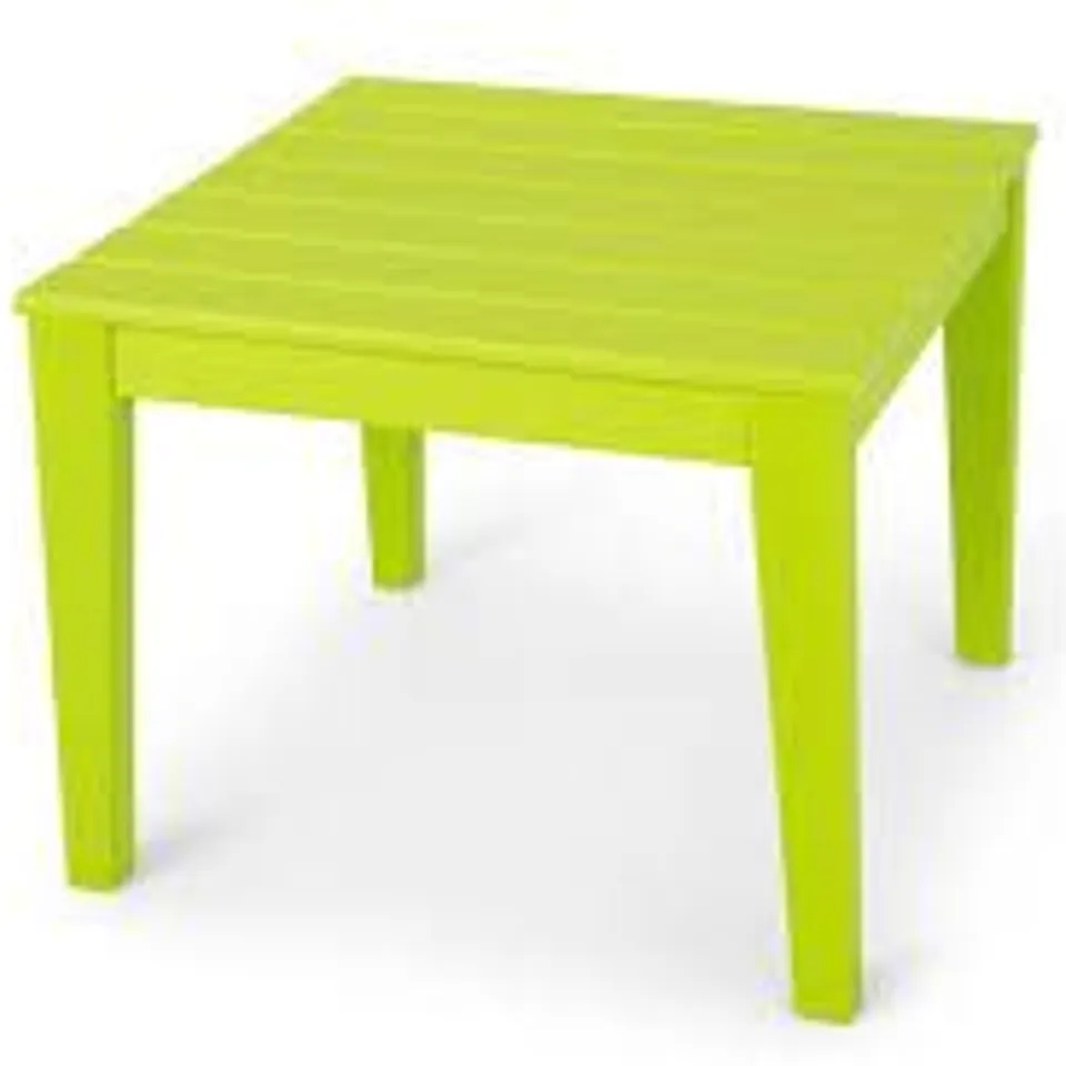 BOXED COSTWAY SQUARE KIDS TABLE GREEN