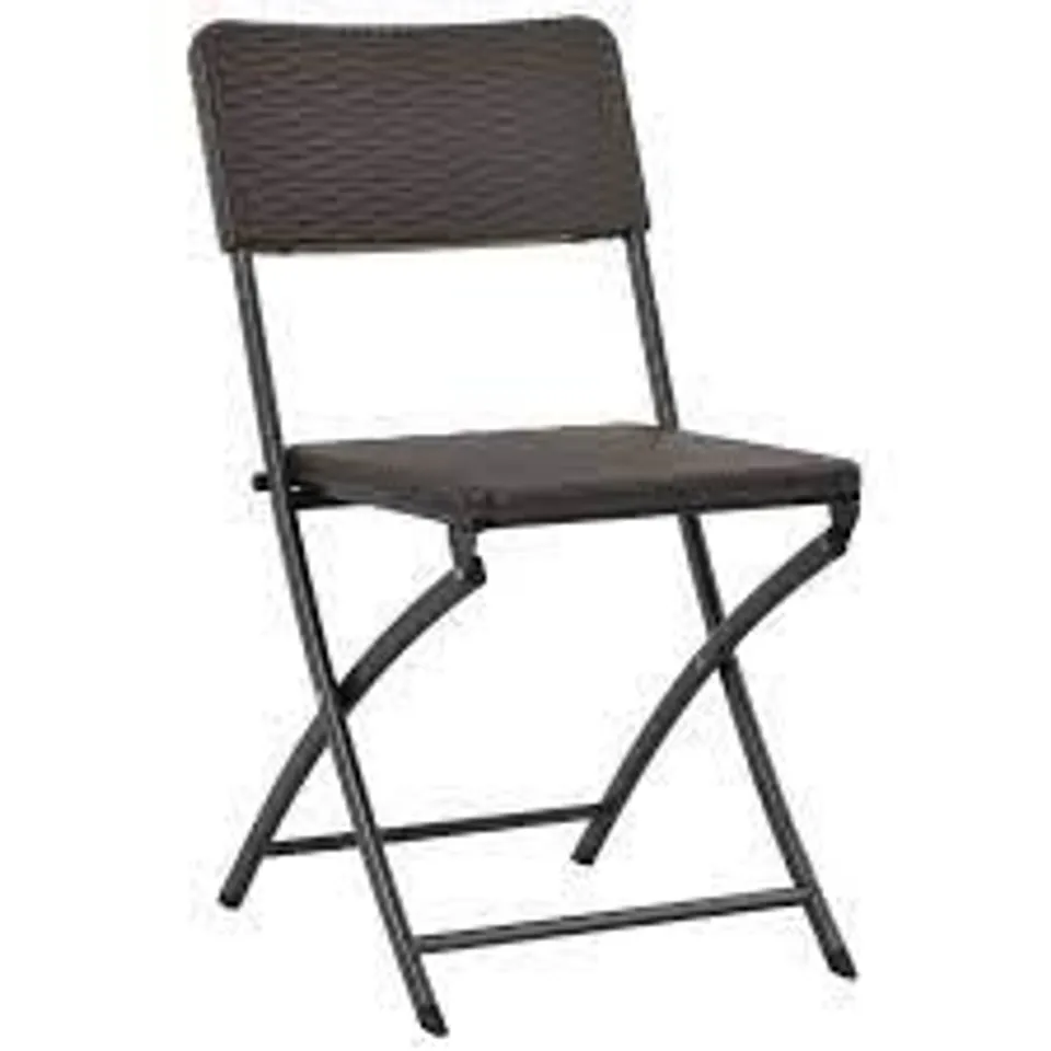 BOXED DESIGNER FOLDING GARDEN CHAIR 