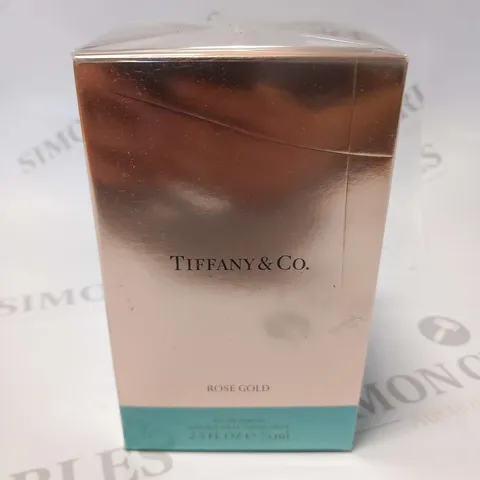 BOXED AND SEALED TIFFANY & CO ROSE GOLD EAU DE PARFUM 75ML