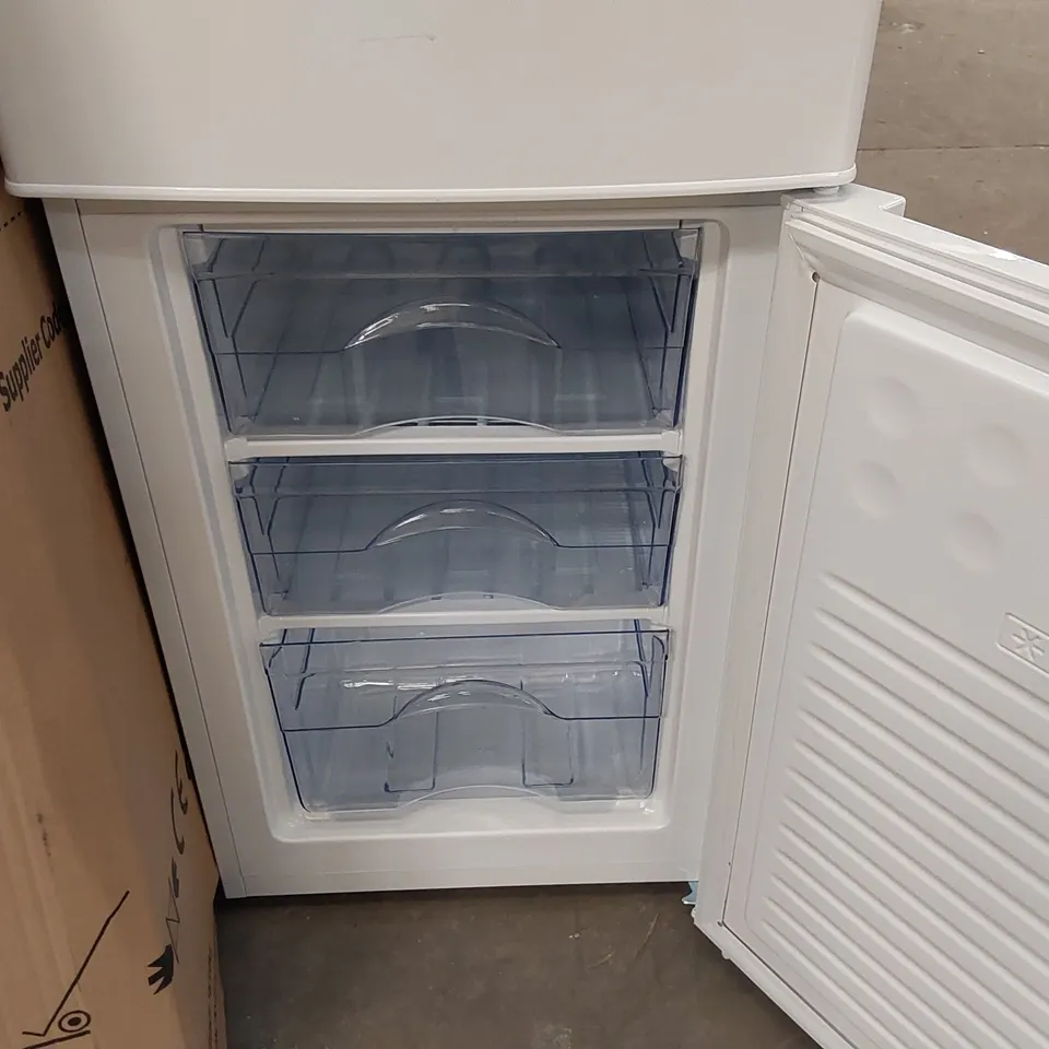 BOXED SWAN SR15690W 48CM WIDE, 50/50 SPLIT FRIDGE FREEZER - WHITE