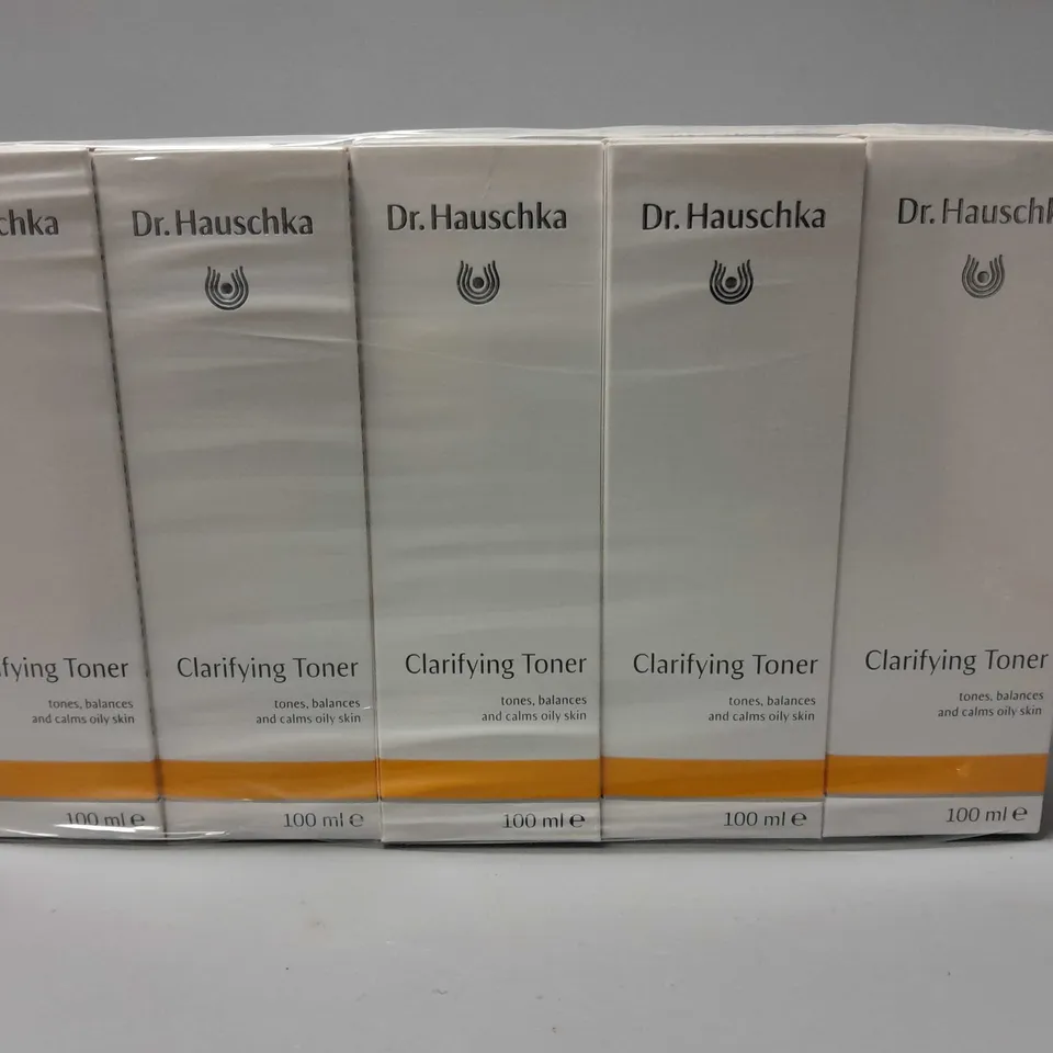 5 BOXED DR. HAUSCHKA CLARIFYING TONER (5 x 100ml)