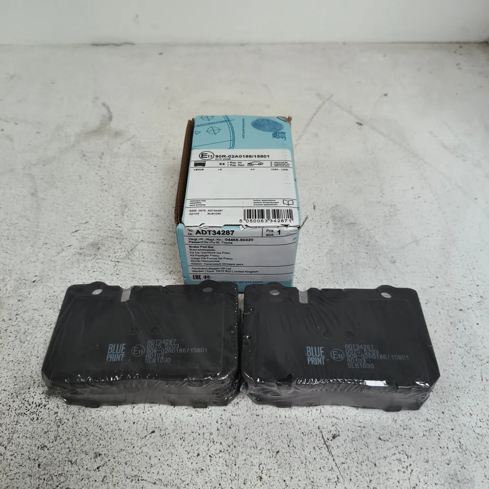 BLUE PRINT LEXUS BRAKE PAD SET ADT34287 – 2 PADS
