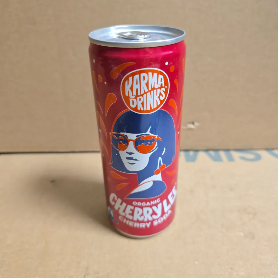 24X KARMA DRINKS CHERRY LEE SODA (250ML)